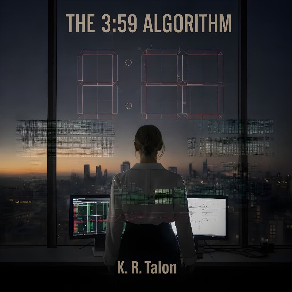 The 3:59 Algorithm by K. R. Talon — book cover